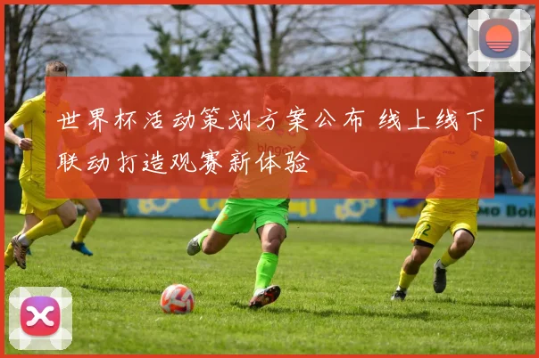 世界杯活动策划方案公布 线上线下联动打造观赛新体验