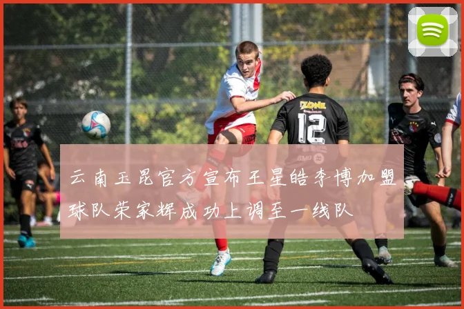 云南玉昆官方宣布王星皓李博加盟球队荣家辉成功上调至一线队