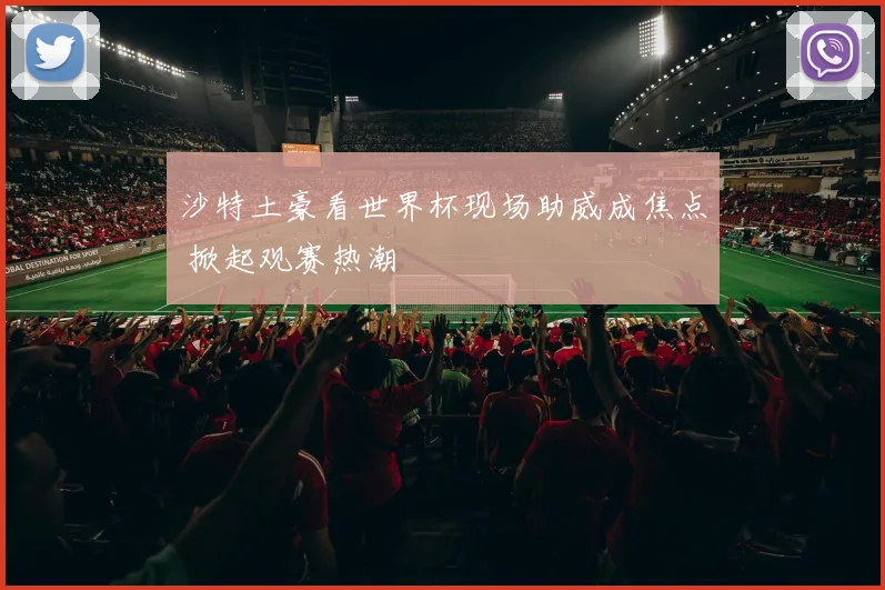 沙特土豪看世界杯现场助威成焦点 掀起观赛热潮