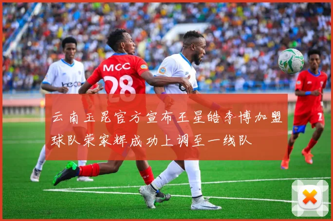 云南玉昆官方宣布王星皓李博加盟球队荣家辉成功上调至一线队